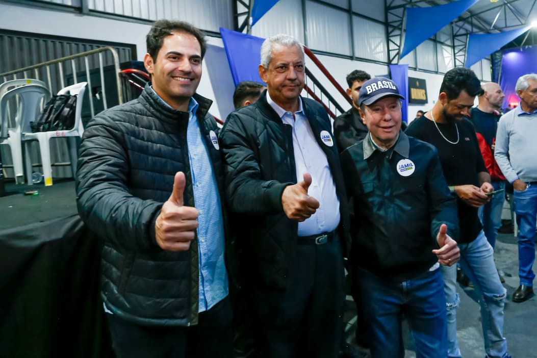 jamil calife com janio pacheco de ipameri e Velomar rios de catalão