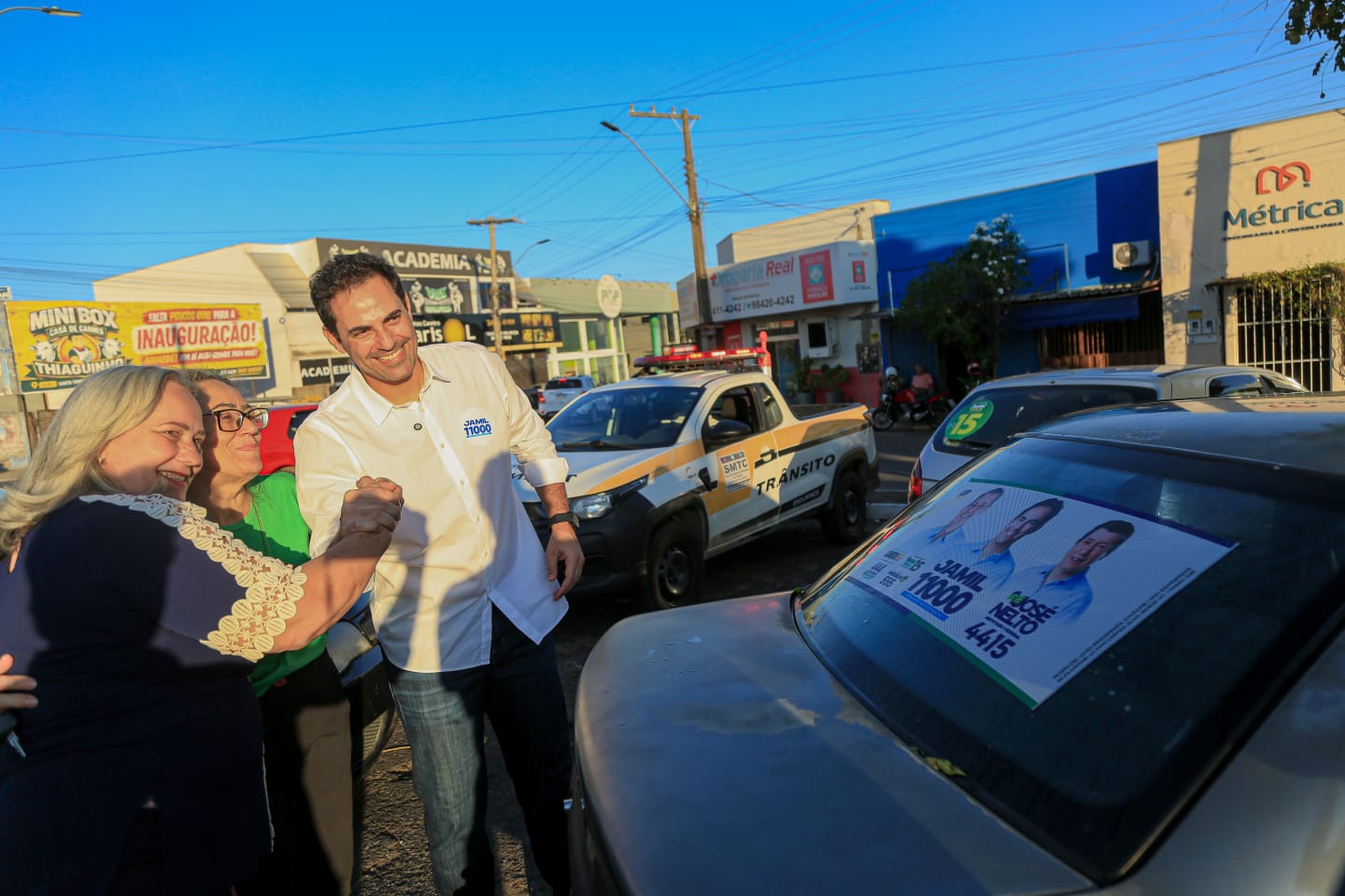Catalão: Mais um "Adesivaço do Jamil Calife" mobiliza centenas de carros e grande aglomeração na Praça das Bandeiras