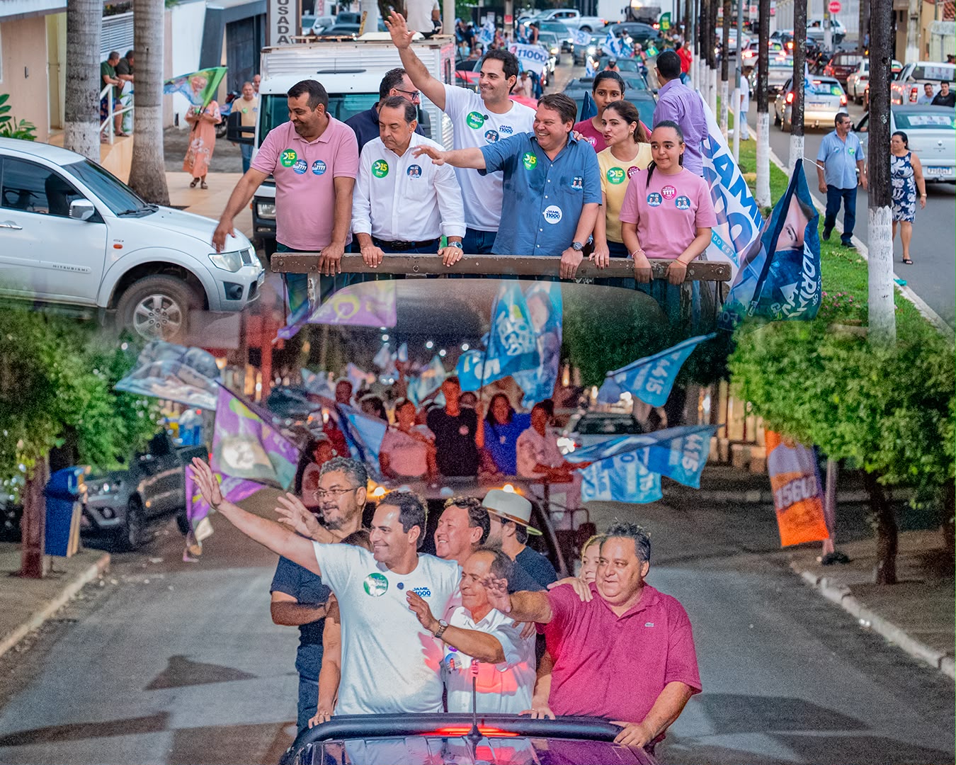 Jamil Calife participa de grandes carreatas em Corumbaíba e Água Limpa