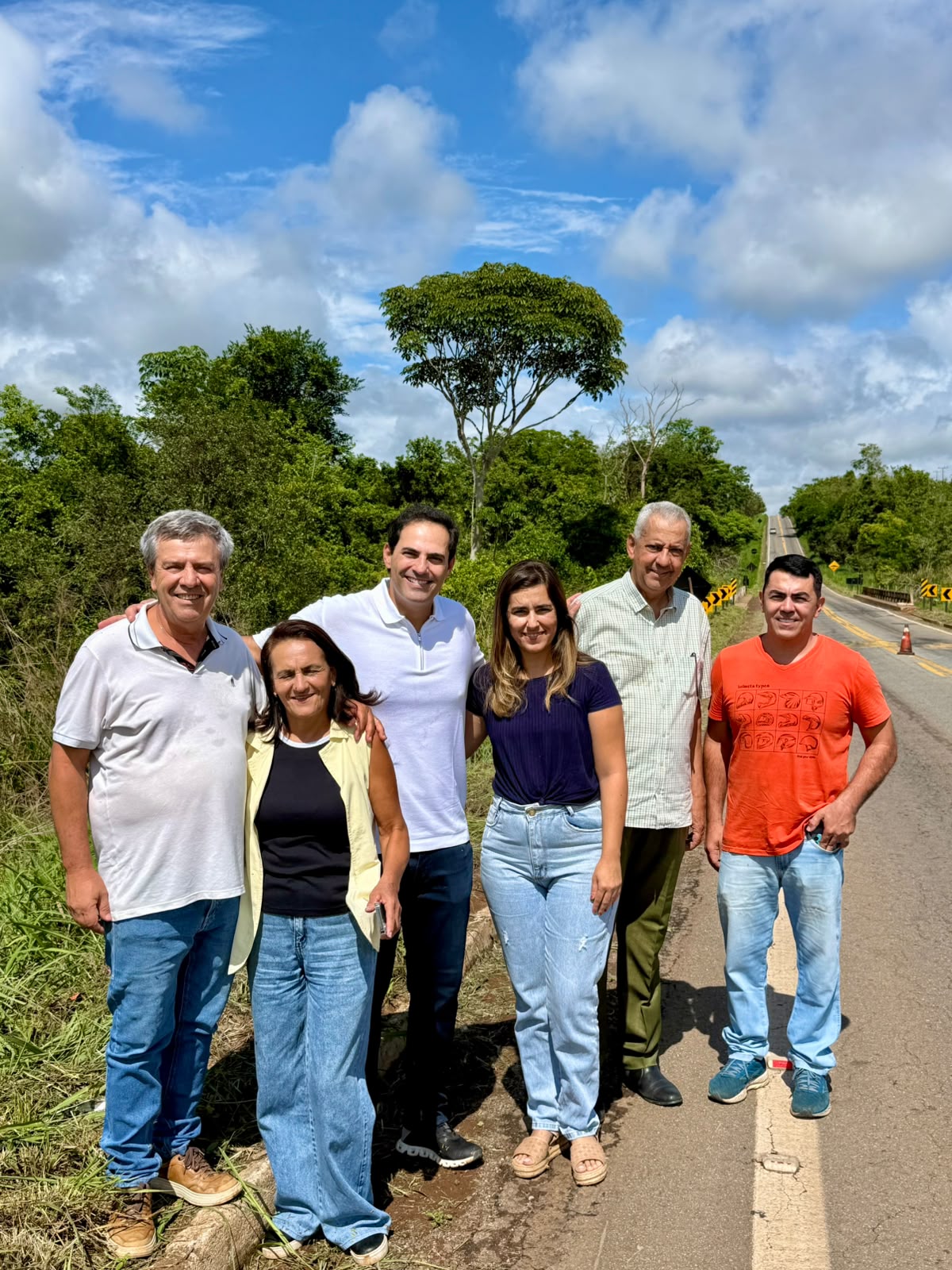 Jamil Calife e Velomar Rios acompanham vereadores em vistoria de ponte na GO-330 e reforçam compromisso com a segurança